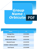 Group Name: Orbicular