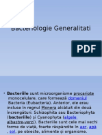 Bacteriologie Generalitati