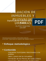 Valuaci n de Inmuebles y Plusval as Urbanas (1 Ponencia Mañana)