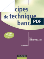 Principes de Technique Bancaire PDF