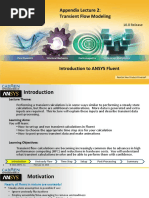 Transient Flow Modeling in ANSYS Fluent | PDF | Fluid Dynamics ...
