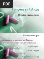 As Funcoes Sintaticas