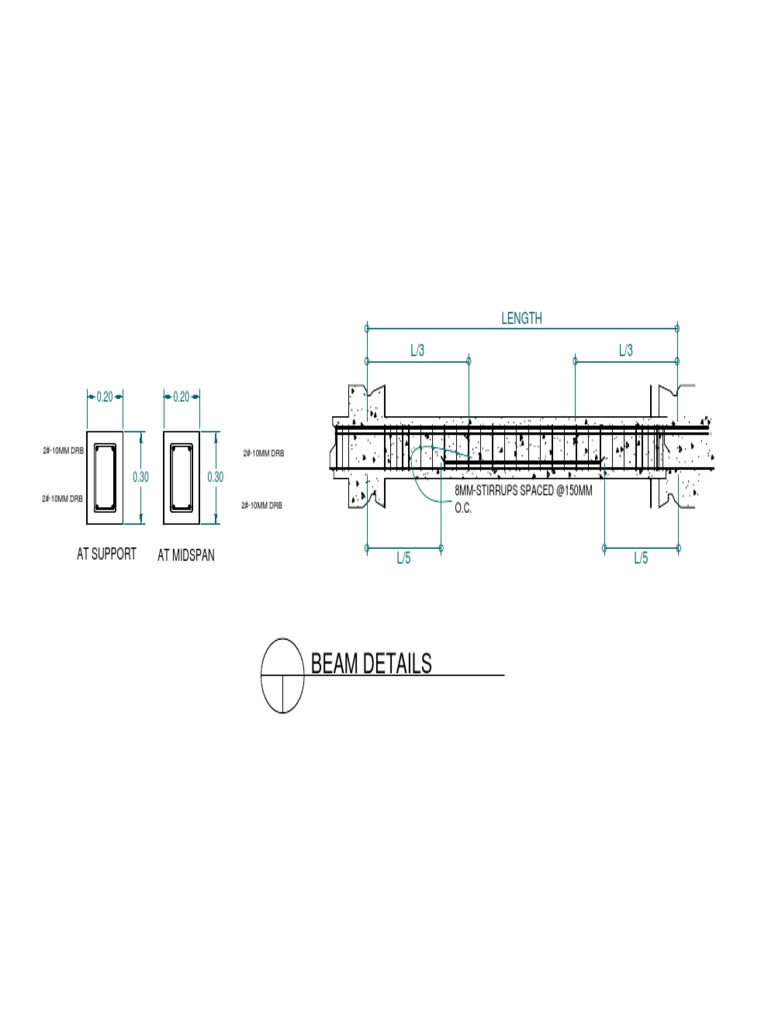 Beam Reinforcement and Details | PDF