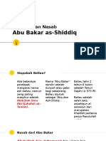 Biografi Abu Bakar As-Shiddiq