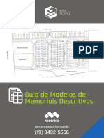 Guia de Modelos de Memoriais Metrica TOPO