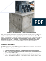Figure 1. Pedestal Supporting A Compressor-Building Column: 2. Design Philosophy