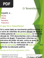 O Tenentismo
