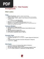 Pilot Transfer Arrangements Guidelines | PDF | Rope | Ships