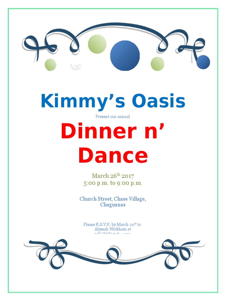 Dinner N Dance | PDF