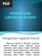 Penulisan Laporan Bisnis