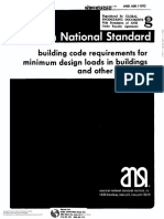 ANSI A58-1 1972 Building Code Requirements For Minimun Design Loads in Buildings and Other Structures