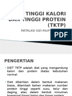 Diet Tinggi Kalori Dan Tinggi Protein (TKTP