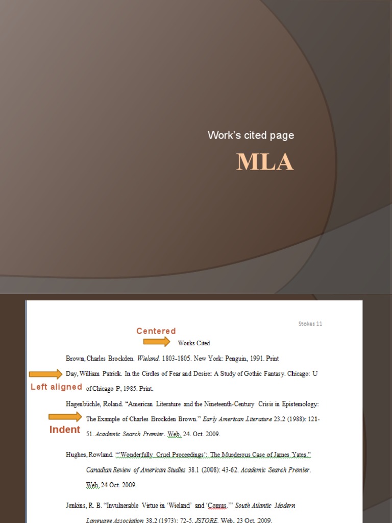 MLA Citation Guidelines Explained | PDF | General Fiction