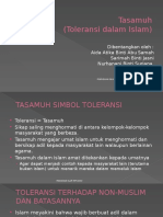 Tasamuh Simbol Toleransi