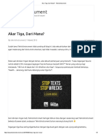 Akar Tiga, Dari Mana_ - TeknisiInstrument