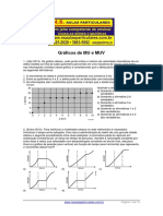 Gráficos de MU e MUV