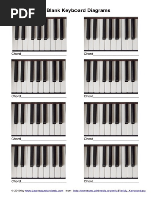 Blank Keyboard Diagrams