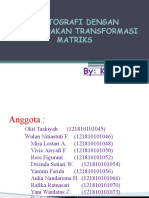 Kriptografi Dengan Menggunakan Transformasi Matriks