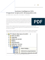 Cursos MS Business Intelligence SSIS - Programar La Ejecución de Paquetes