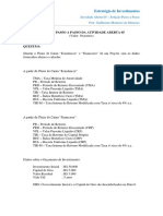 Estratégia de Investimentos - Solução PDF