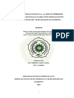 Murottal Al-Qur'an Therapy Effect on Reducing Anxiety in Post-Caesarean Section Patients