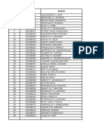 Contoh Rekap Absen Dan Absensi Perkuliahan