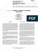 54-The Effect of Pulsation on Cavitation in Reciprocating Pump Systems - Jcw,Jdt,&Smp