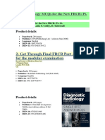 Radiology MCQs For The New FRCR 77258 PDF
