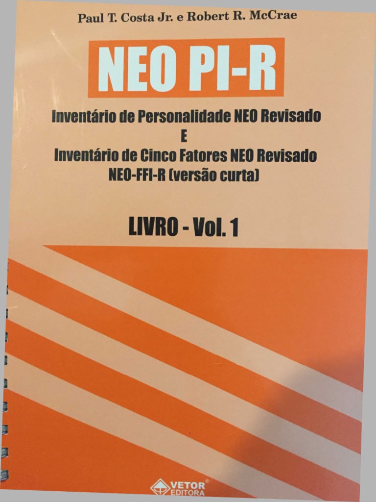 Manual Neo Pi-R | PDF | Carl Jung | Emoções