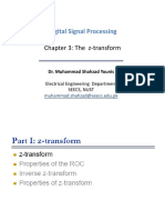 Digital Signal Processing: Chapter 3: The Z-Transform