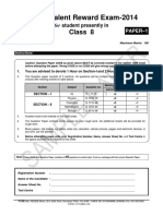 Ftre 2014 Sample Paper Class 8 Paper 1