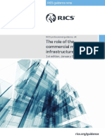 Rics Guidance Note the Role of the Commercial Manager in Infrastructure 1st Edition 2017