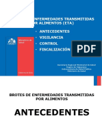 Brotes Por Enfermedades Transmitidas Por Alimentos Aut. Sanitaria