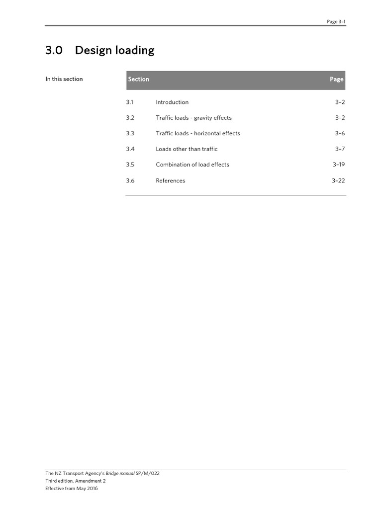 Bridge Design Loading Guidelines | PDF | Structural Load | Traffic