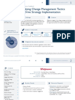 Apply Change Management Tactics To Drive Strategy Implementation