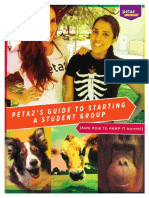 Guide to Starting an Animal Rights Student Group