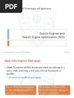 Search Engines and SEO (IT302)