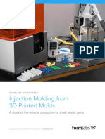 3D Printed Molds for Injection Molding of Small Plastic Parts