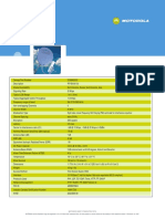 PTP 58100 Full: Specifications Sheet Motorola Canopy