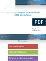 2013 Consulting Students Interview Tips