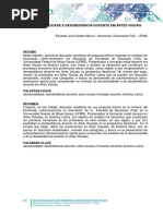 Decolonialidade e Desobediência Docente Em Artes Visuais Anais Anpap 2016