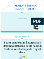 Manajemen Terpadu Balita Sakit (Mtbs)