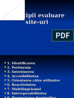 Principii Evaluare Site-uri