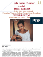 Laureate Series - Guitar: Montesinos