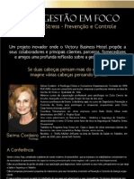 PALESTRA GESTÃO DO STRESS - PREVENÇÃO E CONTROLE