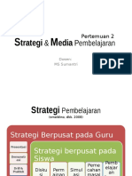 Strategi Media Pembelajaran