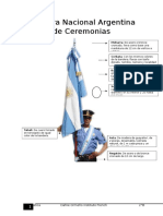 Bandera Nacional Argentina de Ceremonias