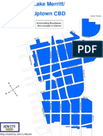 Lake Merritt Uptown Colored Map