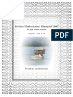 Serbian Mathematical Olympiad 2015: Problems and Solutions