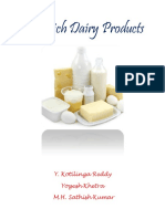 Fat Rich Dairy Products Technology 1.0 PDF